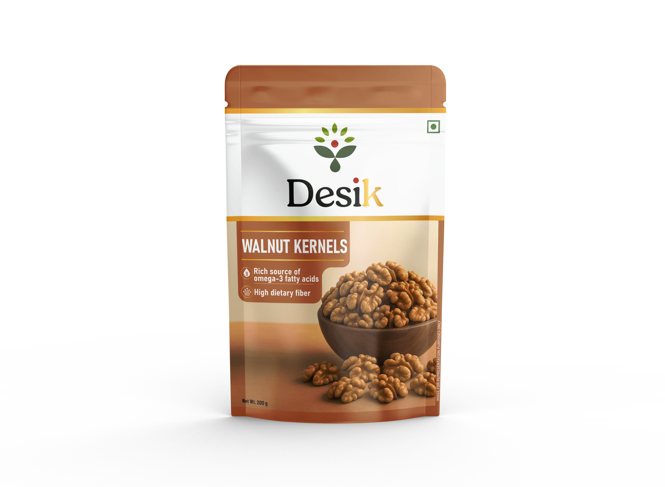 Desik Walnut Akhrot Kernels - 200gm F